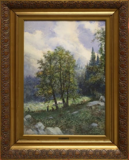 Francesco detto Lord Mancini — Paesaggio con pastori